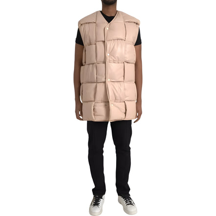 Bottega Veneta Beige Quilted Sleeveless Jacket