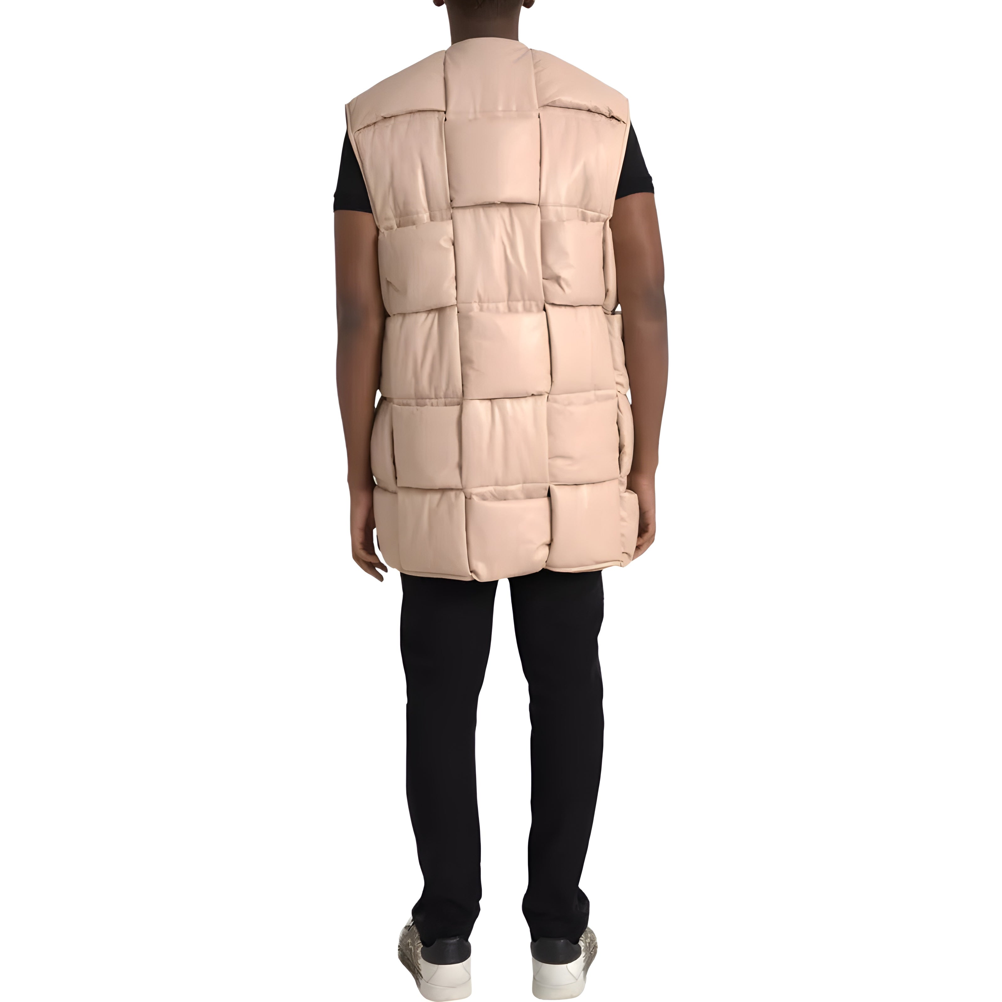 Bottega Veneta Beige Quilted Sleeveless Jacket