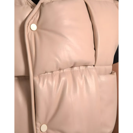 Bottega Veneta Jachetă fără mâneci matlasată bej
