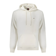 Tommy Hilfiger White Cotton Hoodie