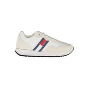Tenisi Tommy Hilfiger albi din piele