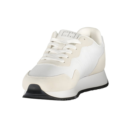 Tenisi Tommy Hilfiger albi din piele