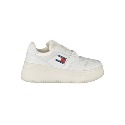 Tommy Hilfiger White Leather Sneaker