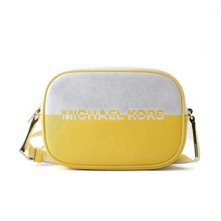 Michael Kors Bicolor Canvas Crossbody Bag
