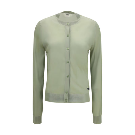 Fendi Bicolor Viscose Cardigan