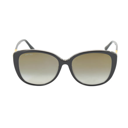 Ochelari de soare negri Jimmy Choo