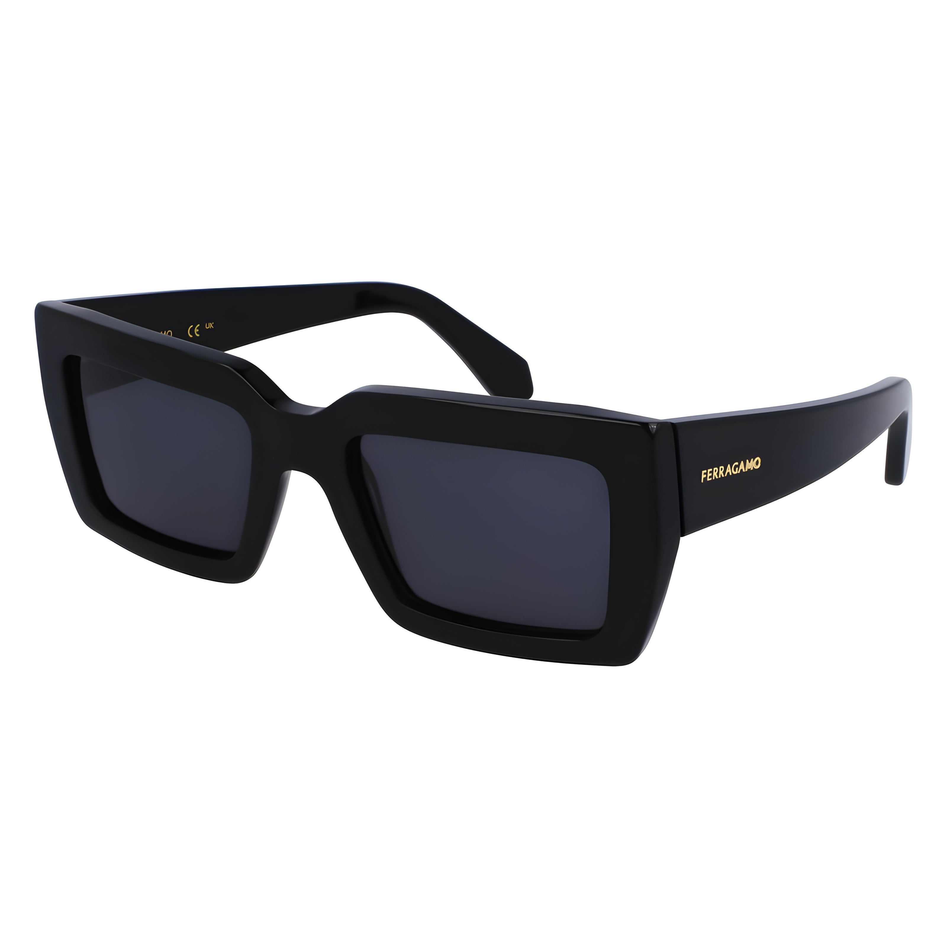 Ferragamo Black Sunglasses