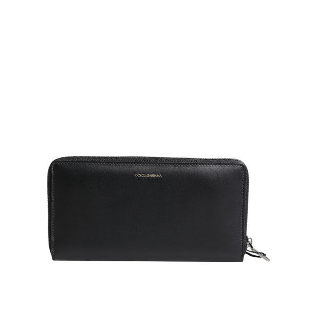 Portofel Continental Dolce & Gabbana Negru Albastru din Piele Exotică Embosată