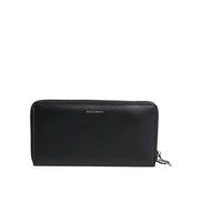 Portofel Continental Dolce & Gabbana Negru Albastru din Piele Exotică Embosată