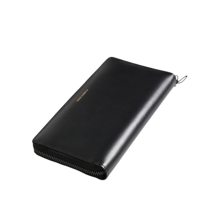 Portofel Continental Dolce & Gabbana Negru Albastru din Piele Exotică Embosată