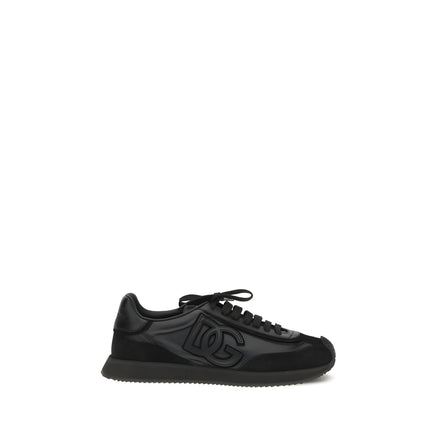 Adidași atletici negri Dolce & Gabbana
