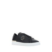 Philipp Plein Black Low Top Sneakers