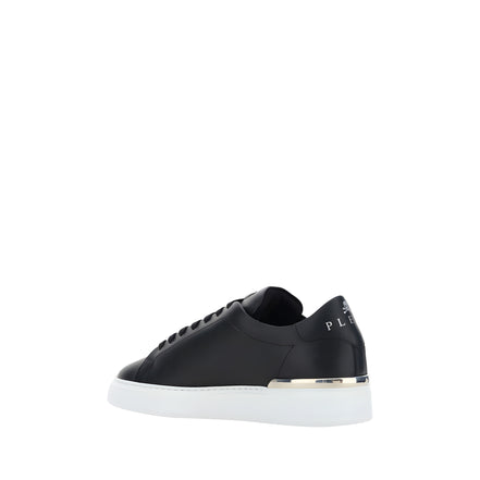 Philipp Plein Black Low Top Sneakers