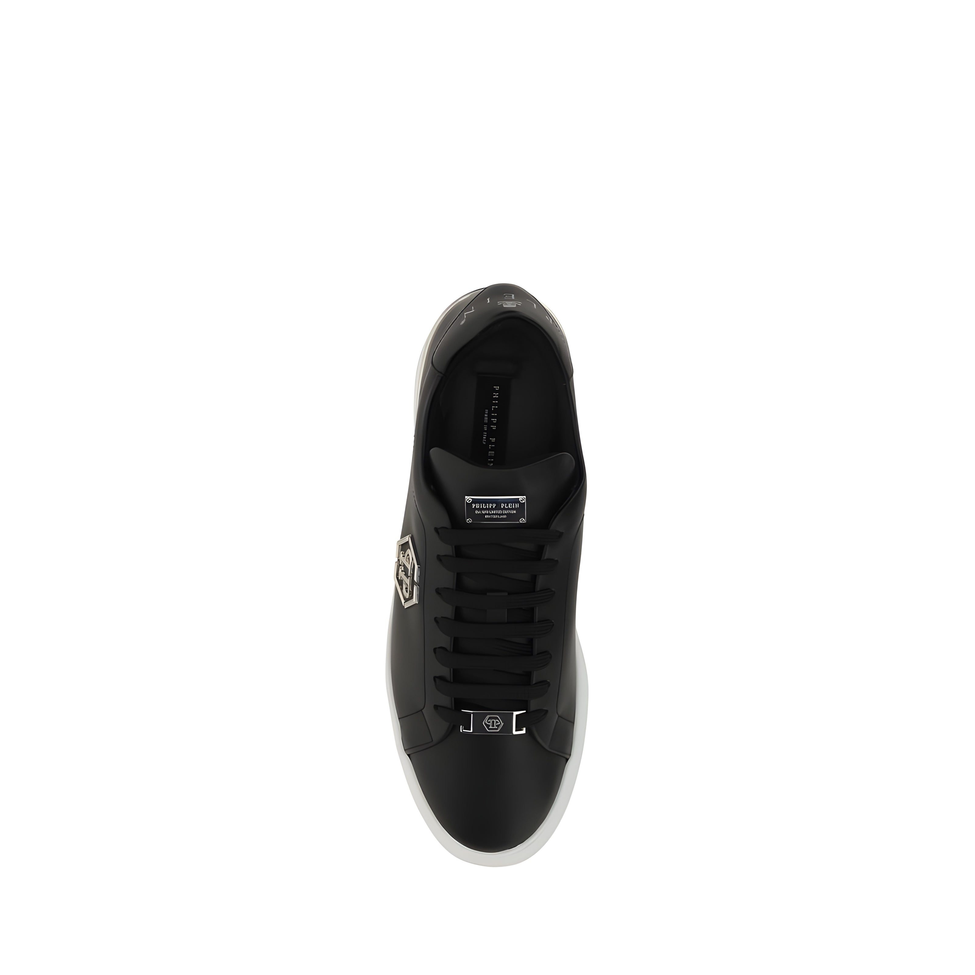 Philipp Plein Black Low Top Sneakers