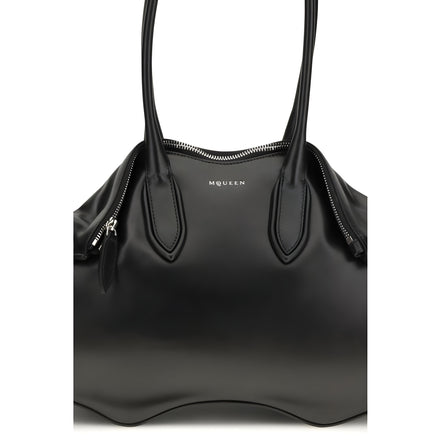 Geantă de umăr neagră Alexander McQueen