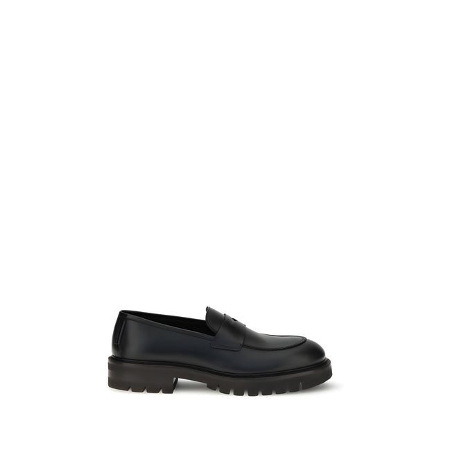 Mocasini negri tip slip-on Ferragamo