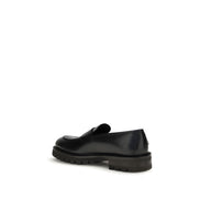 Ferragamo Black Slip-On Loafers