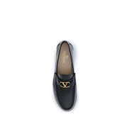 Valentino Garavani Black Slip-On Loafers