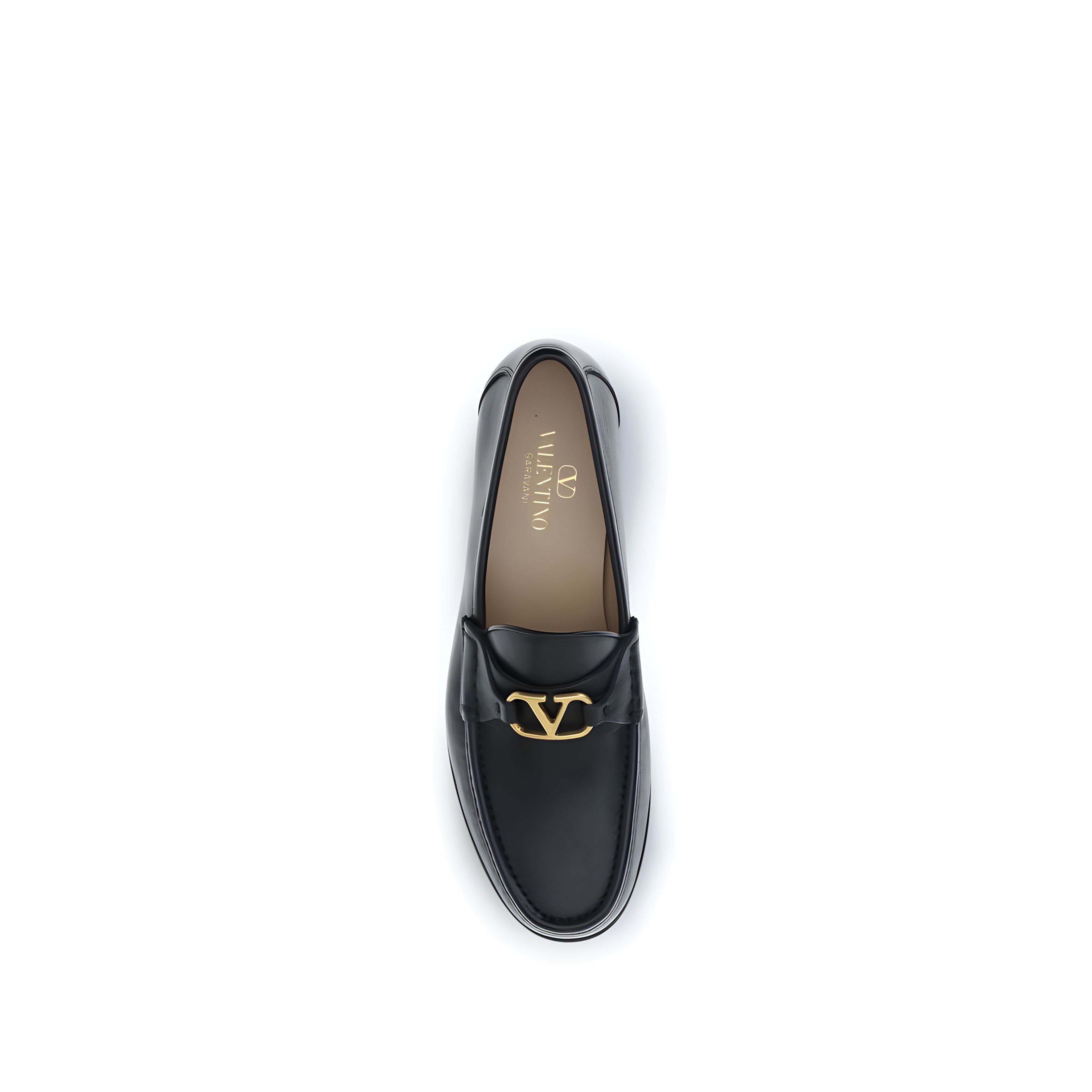 Valentino Garavani Black Slip-On Loafers