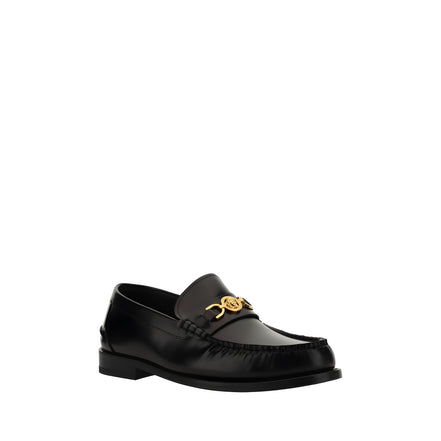 Versace Black Slip-On Loafers