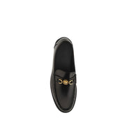 Versace Black Slip-On Loafers