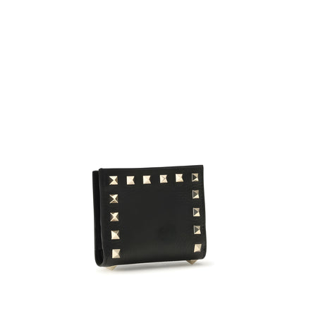 Valentino Garavani Black Leather Wallet