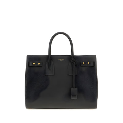 Saint Laurent Black Sac De Jour Handbag