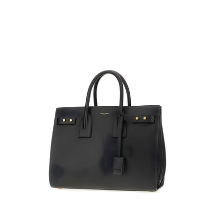Saint Laurent Black Sac De Jour Handbag