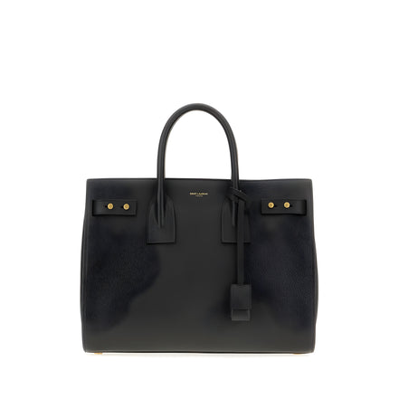Saint Laurent Black Sac De Jour Handbag