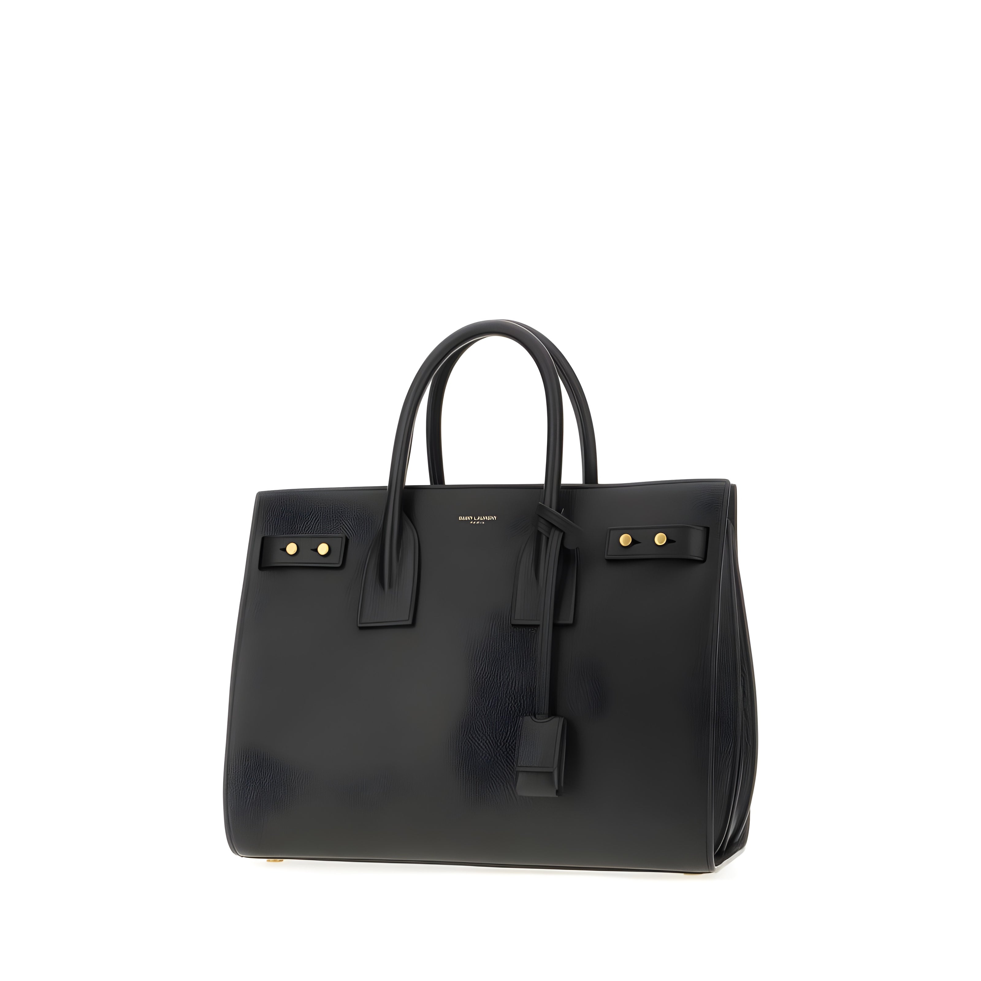 Saint Laurent Black Sac De Jour Handbag