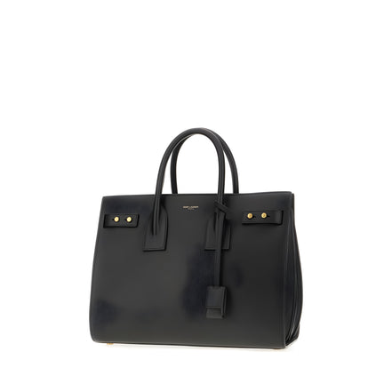 Saint Laurent Black Sac De Jour Handbag