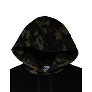 Dolce & Gabbana Black Camouflage Hooded Sweatshirt