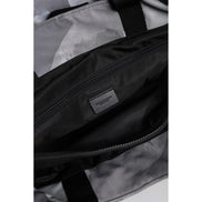 Dolce & Gabbana Black Camouflage Logo Shoulder Bag