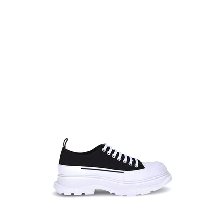 Alexander McQueen Pantofi Sport Negri Chunky din Pânză
