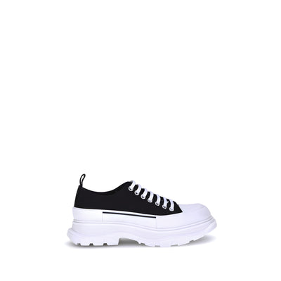 Alexander McQueen Pantofi Sport Negri Chunky din Pânză