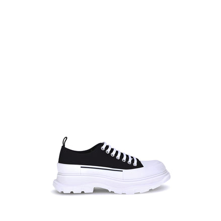 Alexander McQueen Pantofi Sport Negri Chunky din Pânză