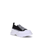 Alexander McQueen Pantofi Sport Negri Chunky din Pânză
