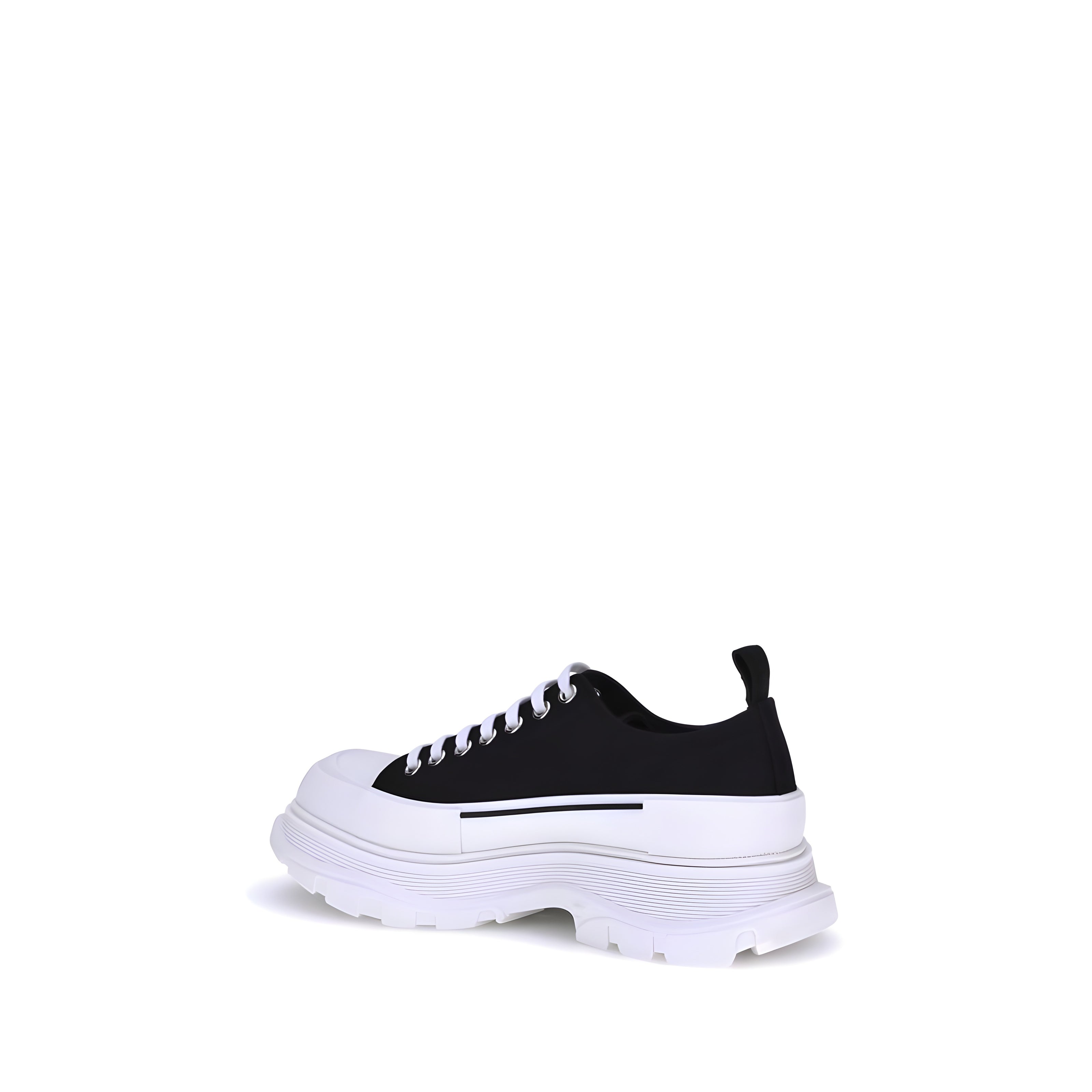 Alexander McQueen Pantofi Sport Negri Chunky din Pânză