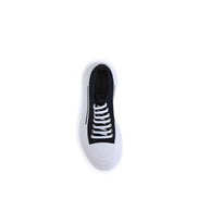 Alexander McQueen Black Canvas Chunky Sneakers