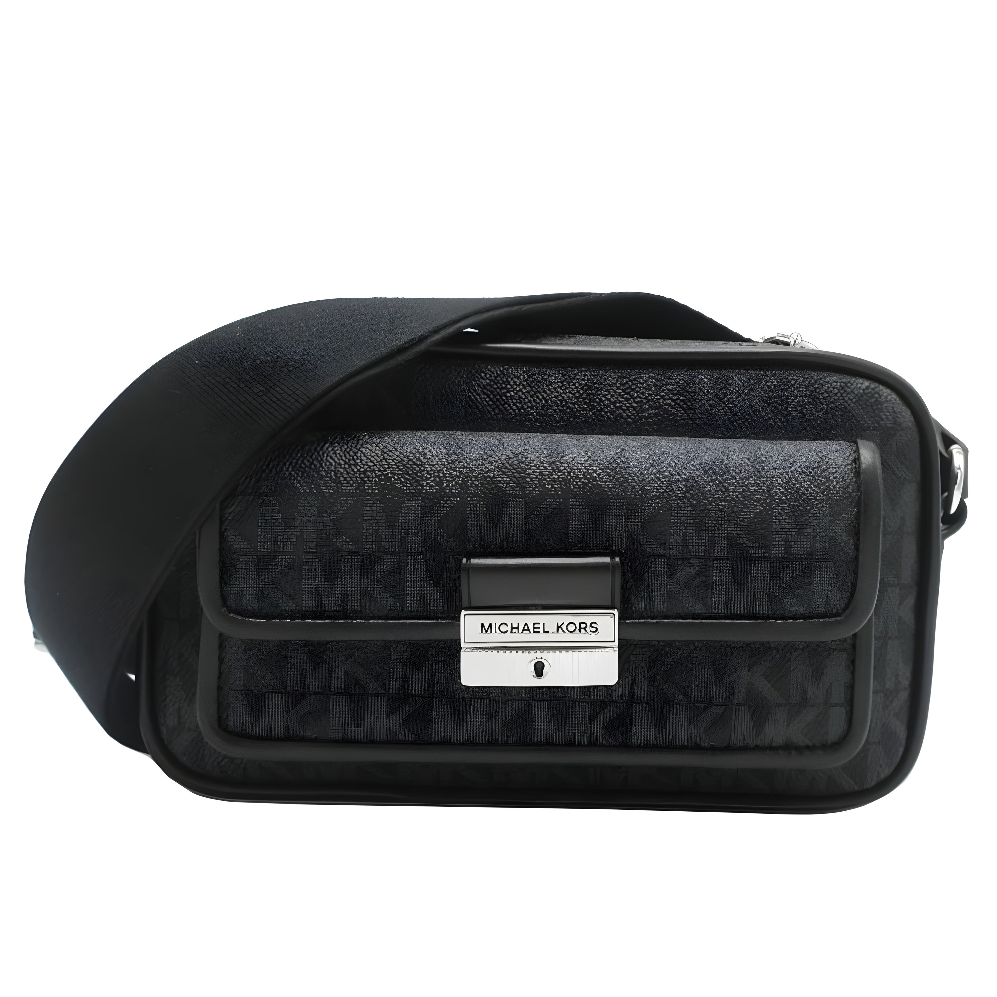 Michael Kors Black Canvas Crossbody Bag