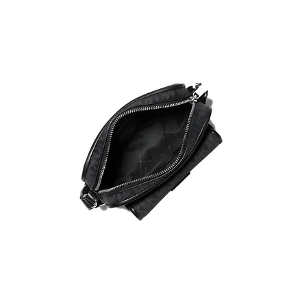 Michael Kors Black Canvas Crossbody Bag