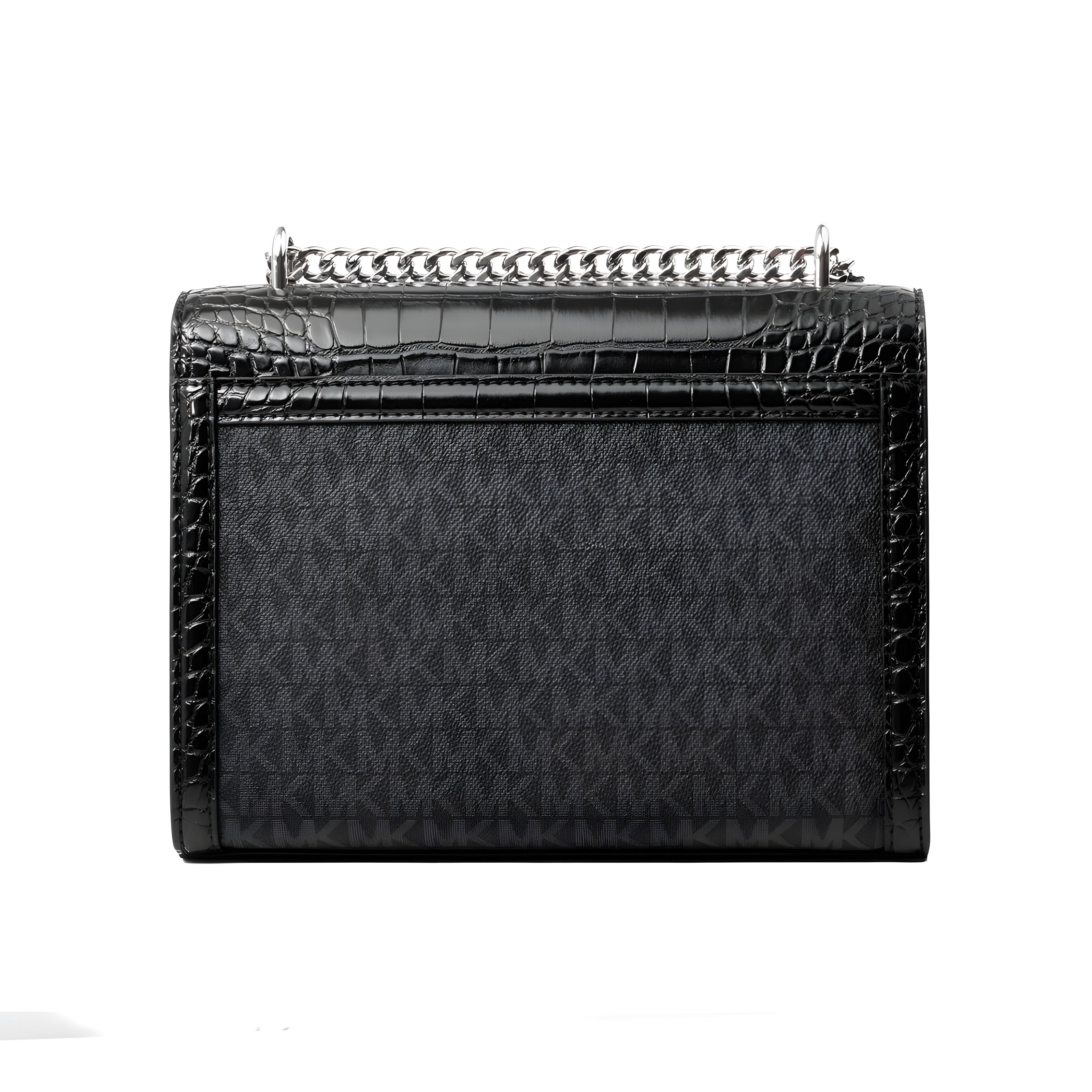 Michael Kors Black Canvas Crossbody Bag