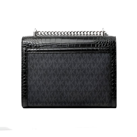 Michael Kors Black Canvas Crossbody Bag