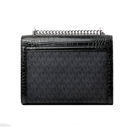 Michael Kors Black Canvas Crossbody Bag