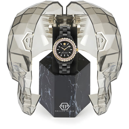 Philipp Plein Black Ceramic Dress Watch
