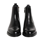 Dolce & Gabbana Black Chelsea Mid Calf Boots
