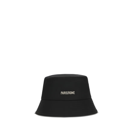 Valentino Garavani Black Cotton Bucket Hat