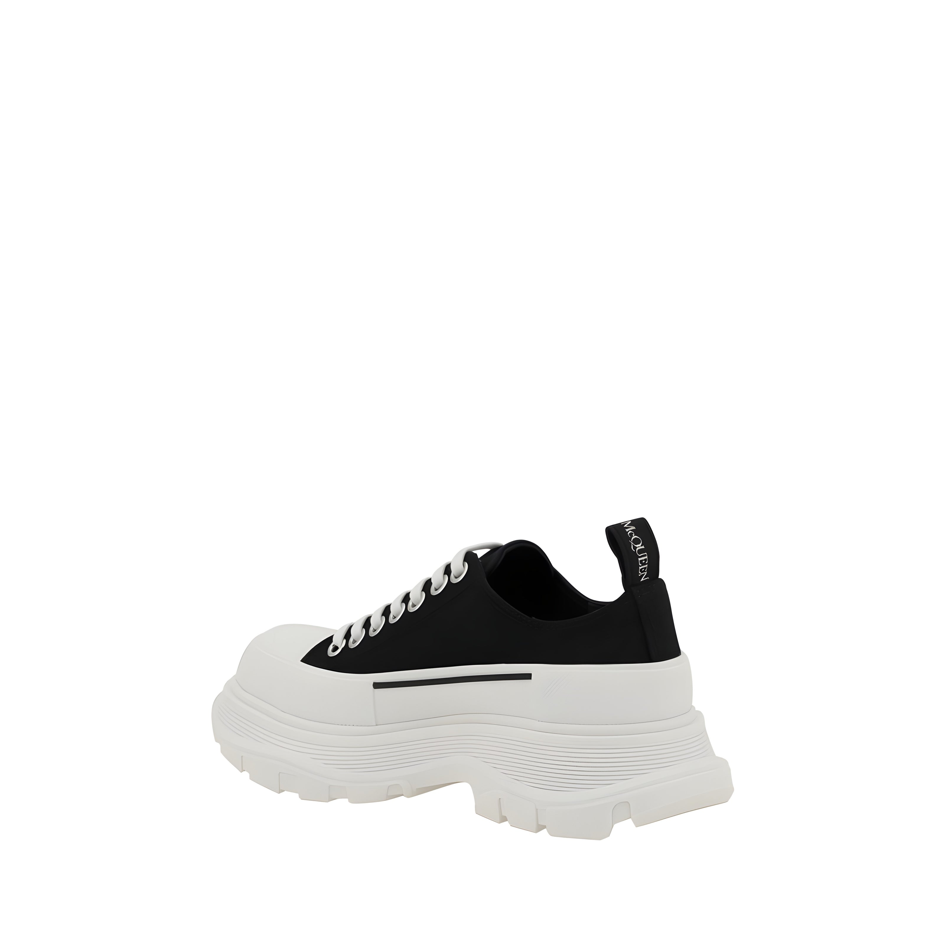 Alexander McQueen Adidași Chunky din Bumbac Negru