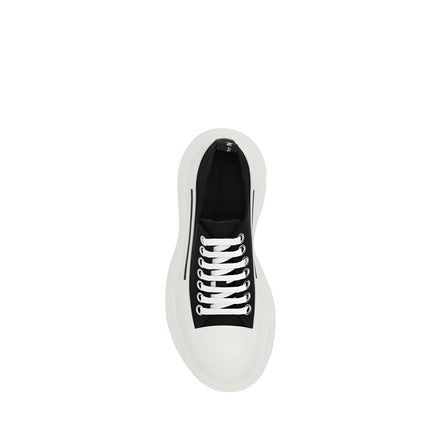 Alexander McQueen Adidași Chunky din Bumbac Negru
