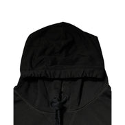 Dolce & Gabbana Black Cotton Hooded DG Shield Sweater